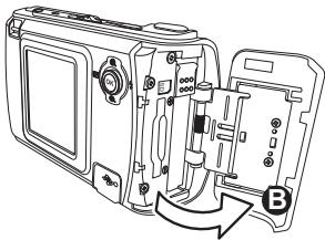 BENQ E41 - Inséorer une Carte Mémoire SD - 2