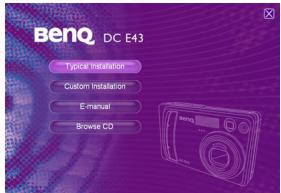 BENQ E43 - Installer le Logiciel de l'Appareil Photo Numérique - 1