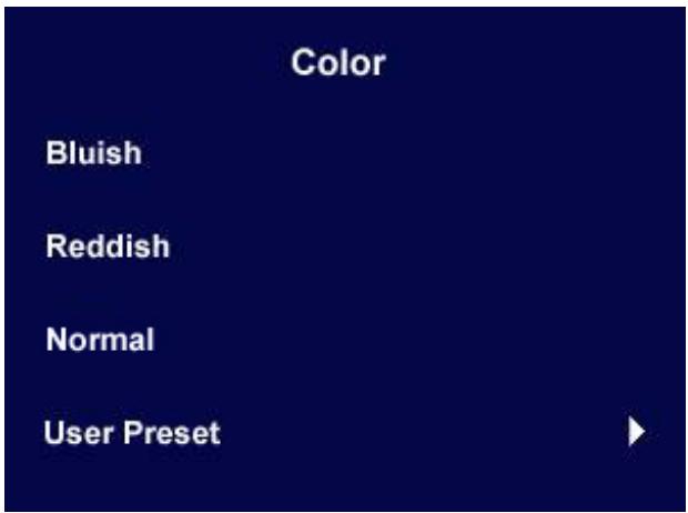 BENQ FP51G - Sous-menu Luminescence - 9