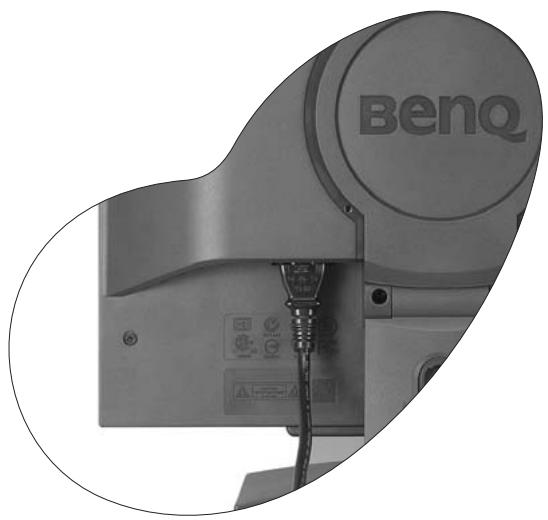 BENQ FP51G - Installation matérielle du moniteur - 6