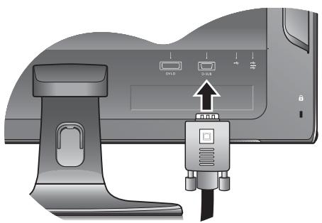 BENQ E2220HDP - Pour connecter le cable D-Sub - 1