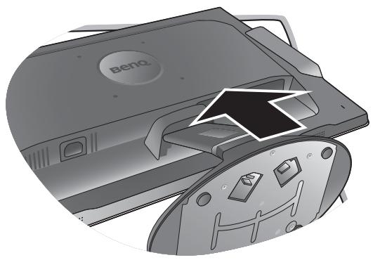 BENQ E2220HDP - Fixez la base du monitreur. - 2