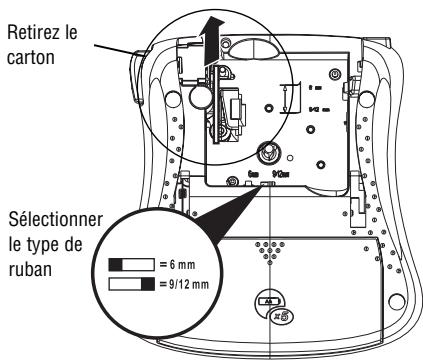 DYMO LABELMANAGER 150 - Pour insérer la cassette ruban - 1
