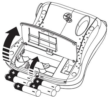 DYMO LABELMANAGER 150 - Pour insérer les piles - 1