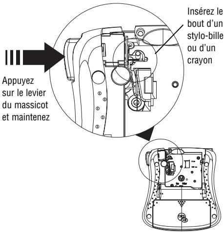 DYMO LABELMANAGER 150 - Pour nettoyer la lame du massicot - 1