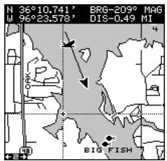 LOWRANCE GLOBALMAP 1600 - Navigation vers la position du curseur - 1