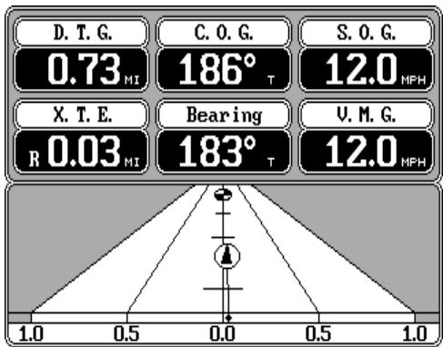 LOWRANCE GLOBALMAP 2000 - Écran de direction - 1