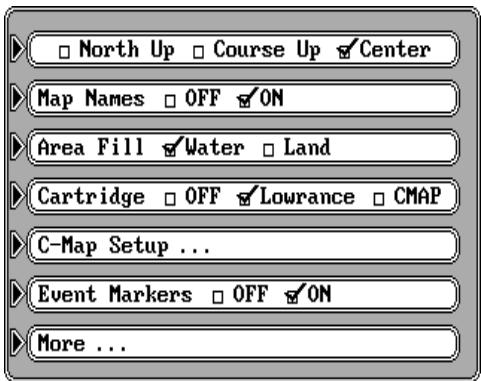 LOWRANCE GLOBALMAP 2000 - Centrage de CARTE - 4