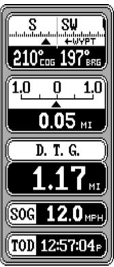 LOWRANCE GLOBALMAP 2000 - Écran de CARTES - 7