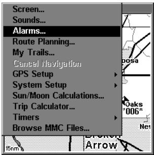 LOWRANCE GLOBALMAP 2400 - Alarmes - 1