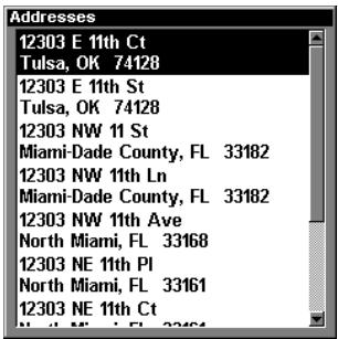 LOWRANCE GLOBALMAP 2400 - Trouvez une adresse - 6
