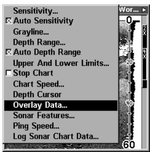 LOWRANCE GLOBALMAP 2400 - Données du graphique - 1