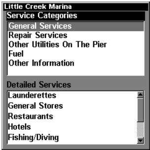 LOWRANCE GLOBALMAP 2400 - Information de port - 2