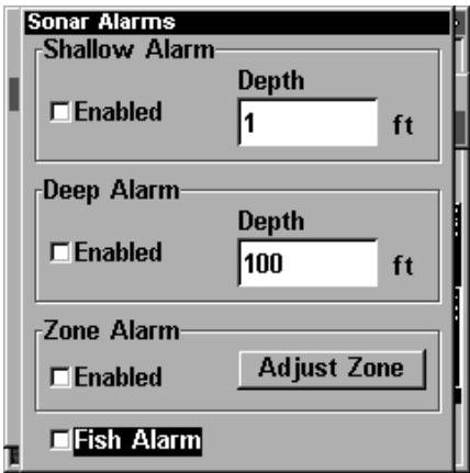 LOWRANCE GLOBALMAP 2400 - Alarme de poisson - 1
