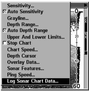 LOWRANCE GLOBALMAP 2400 - Enregistrement des données du graphique sonar - 1