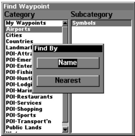 LOWRANCE GLOBALMAP 2400 - Trouver endroits de carte ou points d'intérêts (POI) - 5