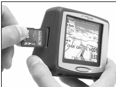 LOWRANCE IWAY 350C - Cartouche MMC ou SD - 1