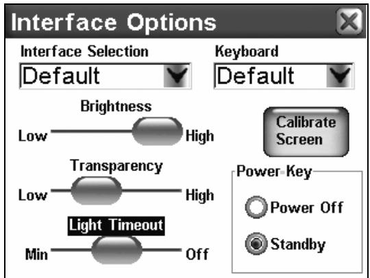 LOWRANCE IWAY 350C - Réglage de l'Interface - 1