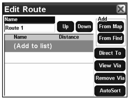 LOWRANCE IWAY 350C - Itinéraire via waypoints - 2