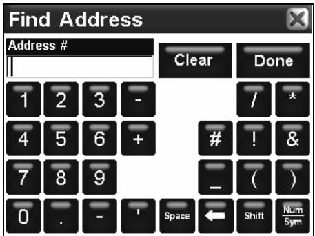 LOWRANCE IWAY 350C - Utilisation du Clavier Virtuel du iWAY - 2