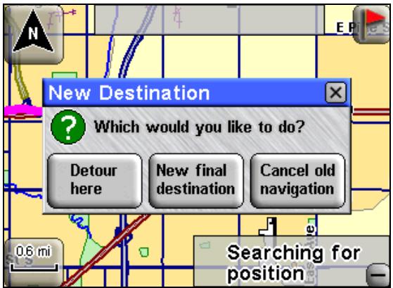 LOWRANCE IWAY 500C - Choisir de Nouvelles Destinations au cours d'une Navigation - 1