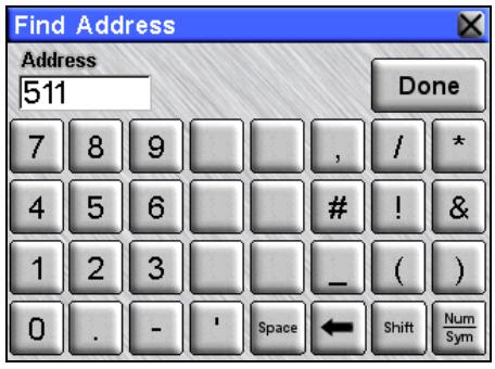 LOWRANCE IWAY 500C - Utilisation du Clavier Virtuel du iWAY - 2