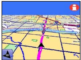 LOWRANCE IWAY 600 - Barre d'outils de l'écran cartographique - 4