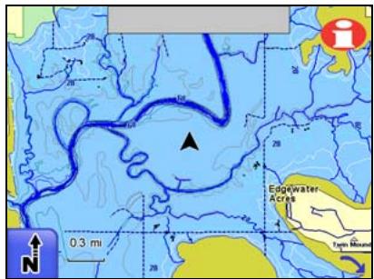 LOWRANCE IWAY 600 - Cartes détaillées des lacs - 2