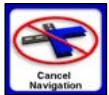 LOWRANCE IWAY 600 - Annuler la navigation - 1