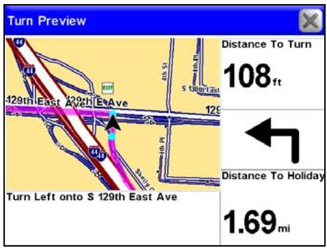 LOWRANCE IWAY 600 - Préférer/éviter les interstates - 1