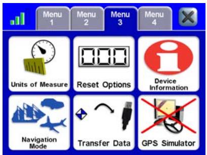 LOWRANCE IWAY 600 - Passer d'un mode de navigation à un autre - 1