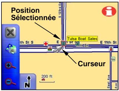 LOWRANCE IWAY 600 - Obtenir des informations sur une position - 1