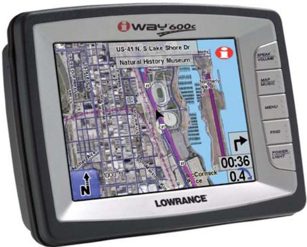 LOWRANCE IWAY 600 - Section 3: mode de fonctionnement musique - 1