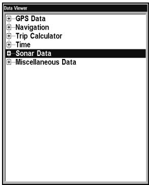 LOWRANCE LMS 337C DF - Pour afficher des informations à votre écran: - 2