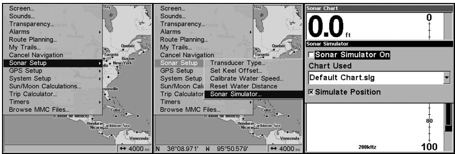 LOWRANCE LMS 337C DF - Simulateur sondeur - 1