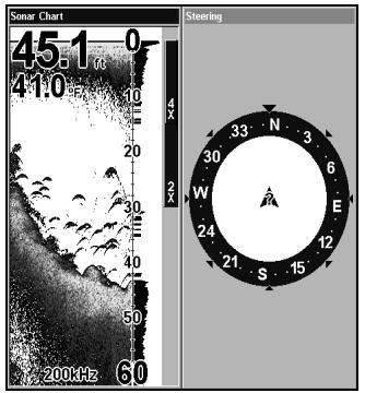 LOWRANCE LMS 337C DF - Écran de navigation - 1