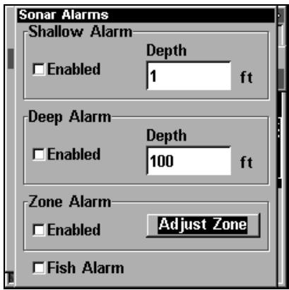 LOWRANCE LMS 337C DF - Alarme de zone - 1