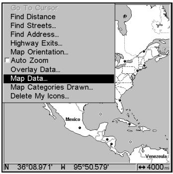 LOWRANCE LMS 337C DF - Données cartographiques - 1