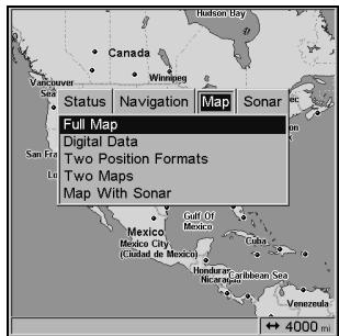 LOWRANCE LMS 337C DF - Écran partagé entre carte et sondeur - 2