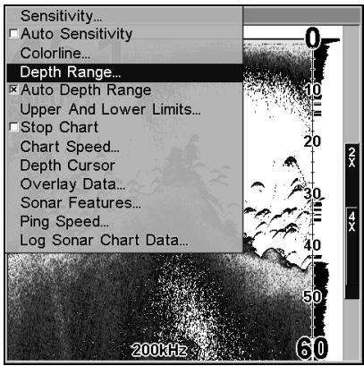 LOWRANCE LMS 337C DF - Portée en profondeur - automatique - 1