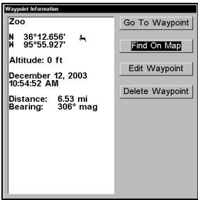 LOWRANCE LMS 337C DF - Rechercher une intersection - 10