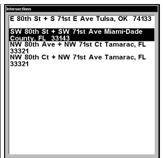 LOWRANCE LMS 337C DF - Rechercher une intersection - 3