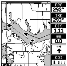 LOWRANCE LMS-160 - Informations sur le repere de balisage - 1