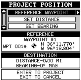 LOWRANCE LMS-160 - Projection de position - 1