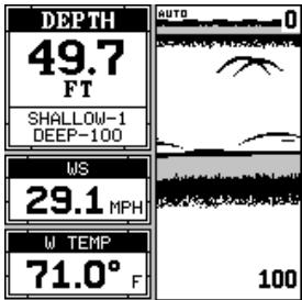 LOWRANCE LMS-160 - Reprogrammation des groupes de fenêtres - 1