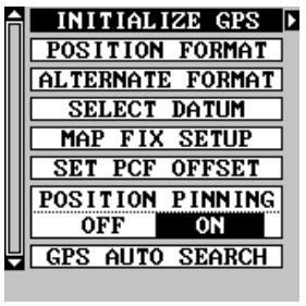 LOWRANCE LMS-160 - RéGLAGE DU GPS - 1
