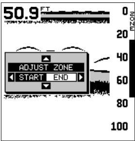 LOWRANCE LMS-160 - ALARMDE ZONE - 1