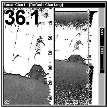 LOWRANCE LMS-332C - Ecran Sondeur Partagé - 1