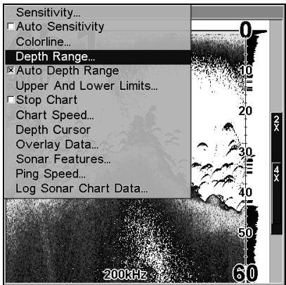 LOWRANCE LMS-332C - Portée en Profondeur - Automatique - 1
