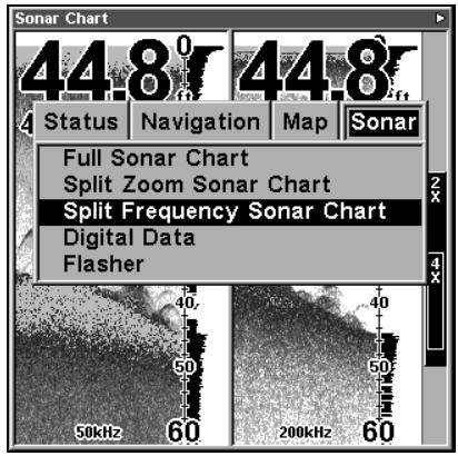 LOWRANCE LMS-332C - Graphique Sondeur Double Fréquence (LMS-337CDF uniquement) - 1